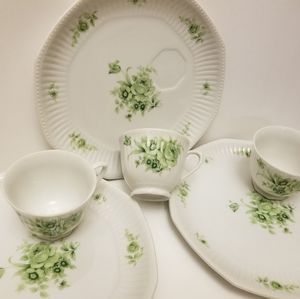 Afternoon Tea cup and plate set of three(3)